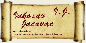 Vukosav Jačovac vizit kartica